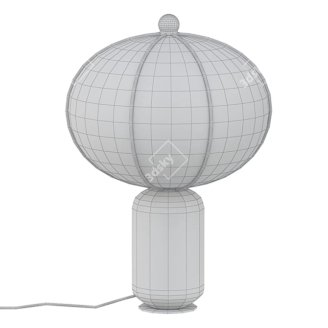 Contemporary Balloon Table Light 3D model image 2