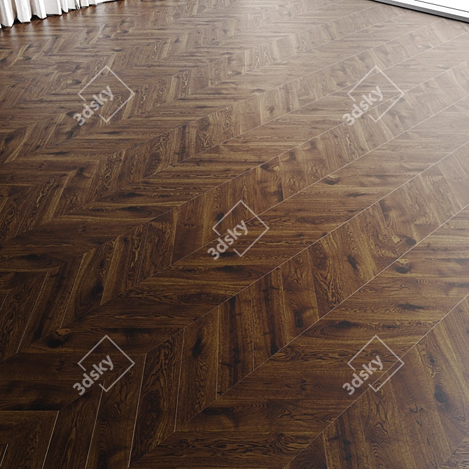 Brinel Engineered Wood Floor Pack 3D model image 6