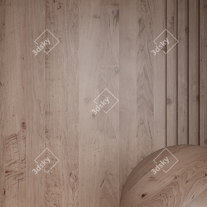 Seamless Wood Material 3D Models 3D model image 3