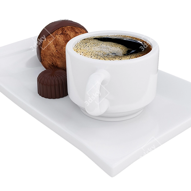 Coffee Chocolate 3D Models Pack 3D model image 2