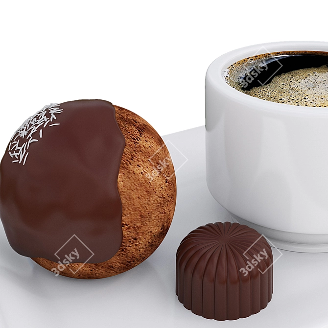 Coffee Chocolate 3D Models Pack 3D model image 4