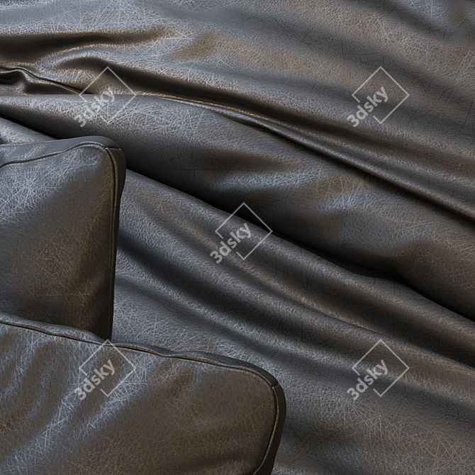  4K Seamless Leather PBR Textures 3D model image 1