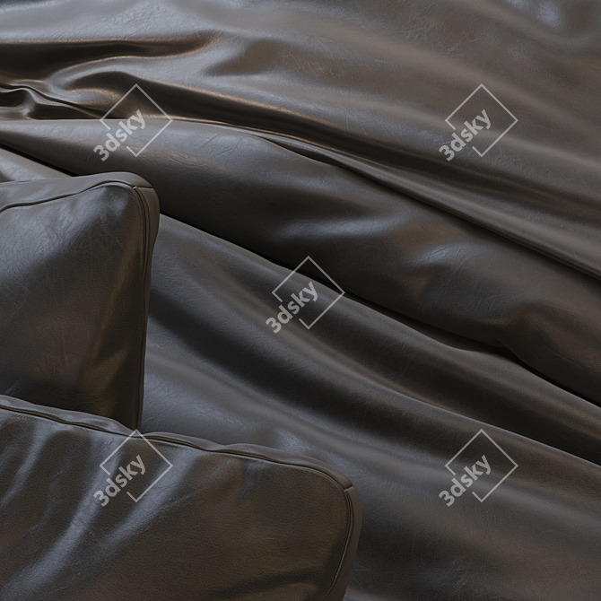 Luxury Leather Texture Set 3D model image 1