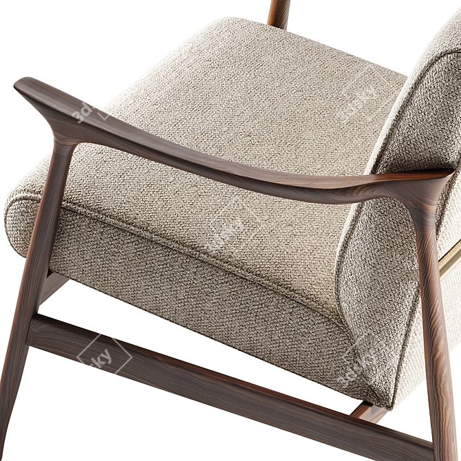 Sophisticated Vivi Armchair by Tosconova 3D model image 9