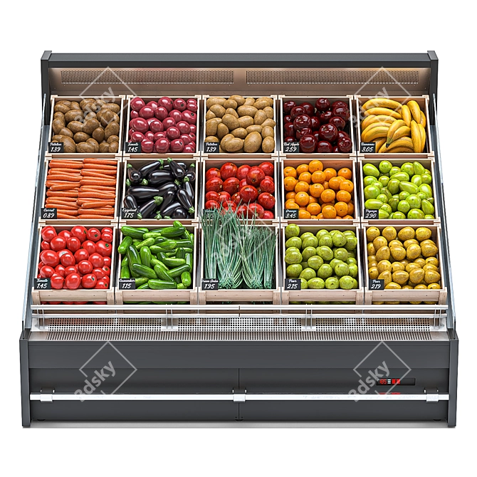 HitLine Refrigerated Display Case 3D model image 2