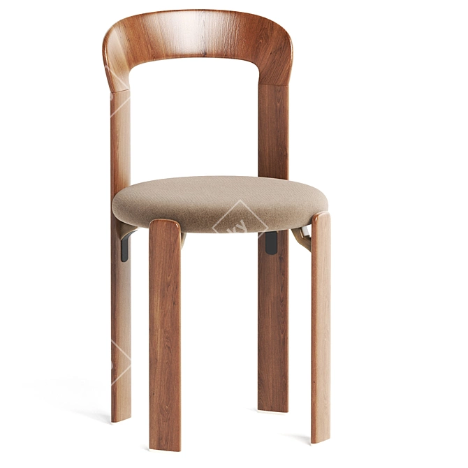  Sleek Modern Designer Rey Chair 3D model image 1