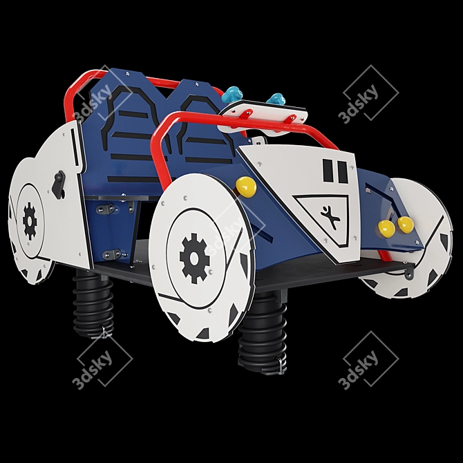 Mars Rover Adventure Playground 3D model image 1