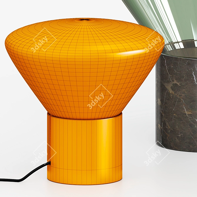 Contemporary Muffins Table Lamp 3D model image 3