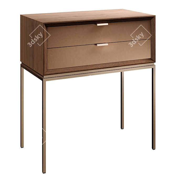 Delina AM.PM Storage Cabinet 3D model image 1