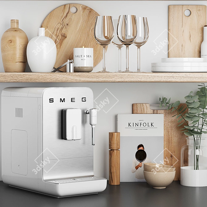 Kitchen Accessories 3D Model 2014 3D model image 2