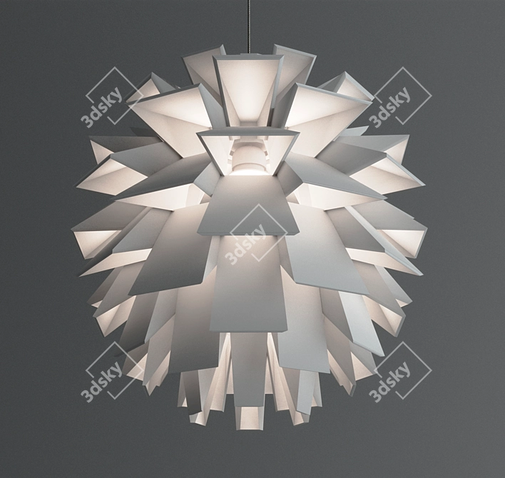 Artichoke Pendant Light Fixture 3D model image 2