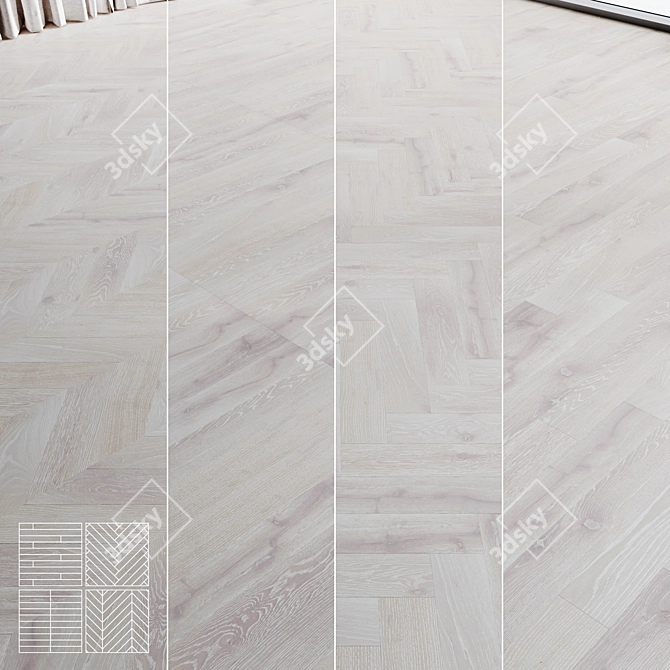  Alpine Wood Flooring Textures 3D model image 1