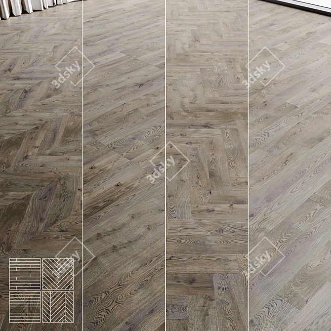 Wood Flooring Texture Pack 3D model image 1