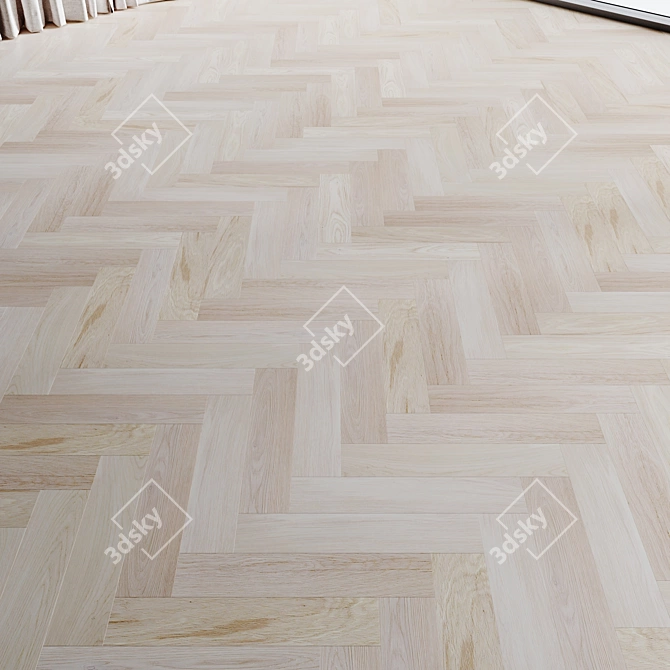 Premium Wood Flooring Textures Pack 3D model image 5