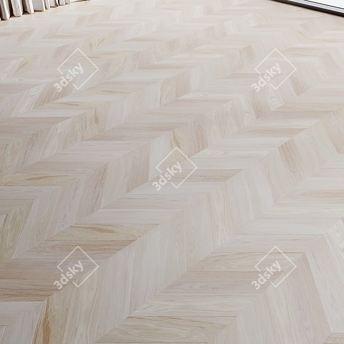 Premium Wood Flooring Textures Pack 3D model image 6