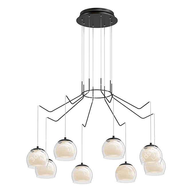 Eglo Rovigana LED Pendant Chandelier 3D model image 1