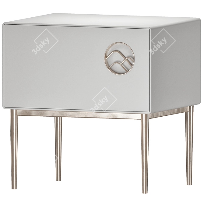 Designer Bedside Table by Modnodesign 3D model image 1