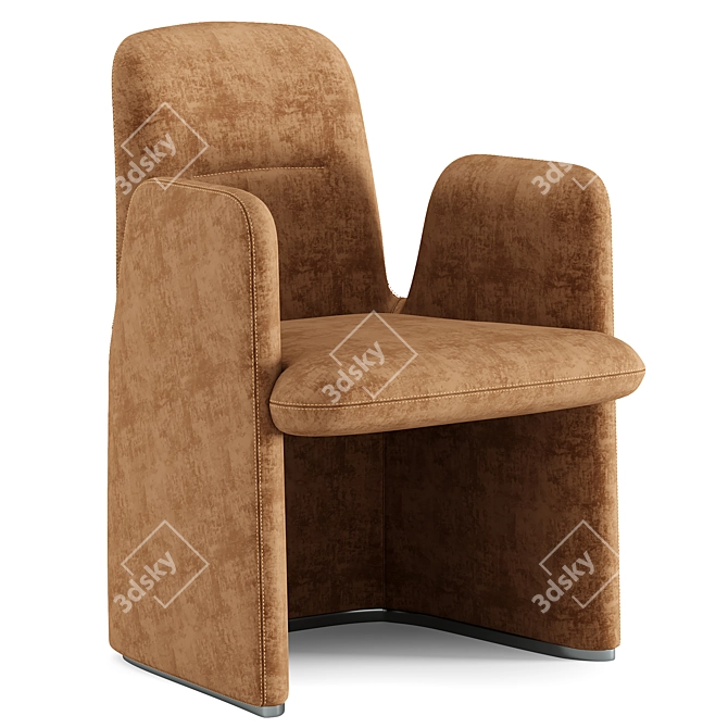 Poliform Guest Chair 3D Model 3D model image 2