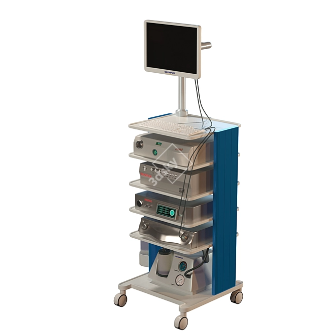 Medical Simulation Equipment Set 3D model image 3