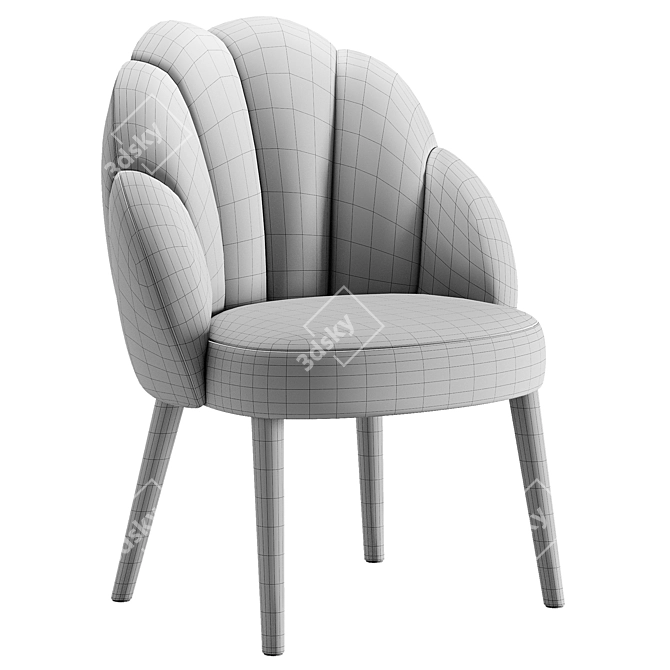 Contemporary Daisy Chair 3D Model 3D model image 6