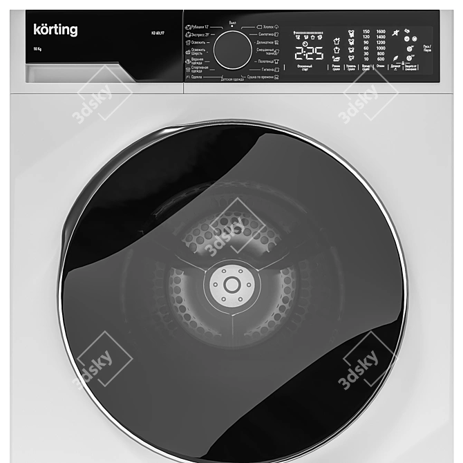 Korting Washer Dryer Combo 3D model image 2