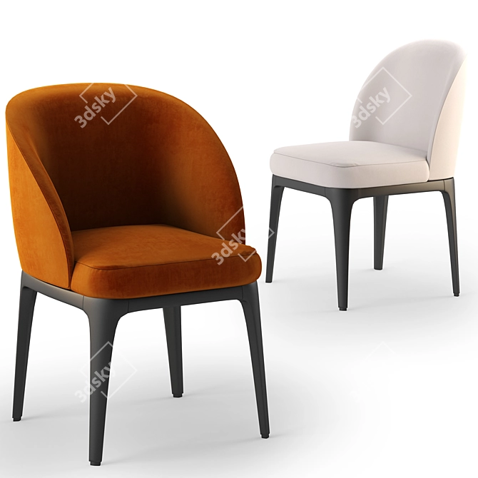 Marelli PARIS Chair Model 3D model image 2