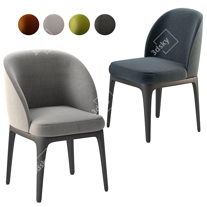 Marelli PARIS Chair Model 3D model image 7