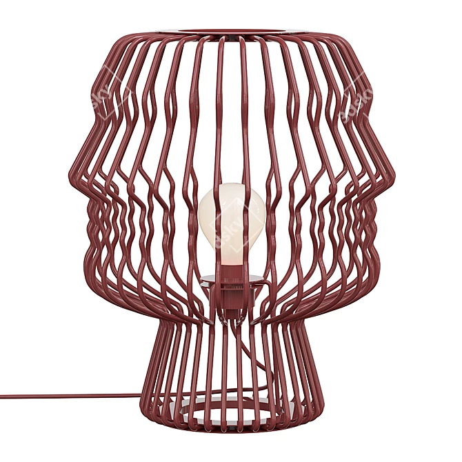 Modern Iron Table Lamp 8221 3D model image 1