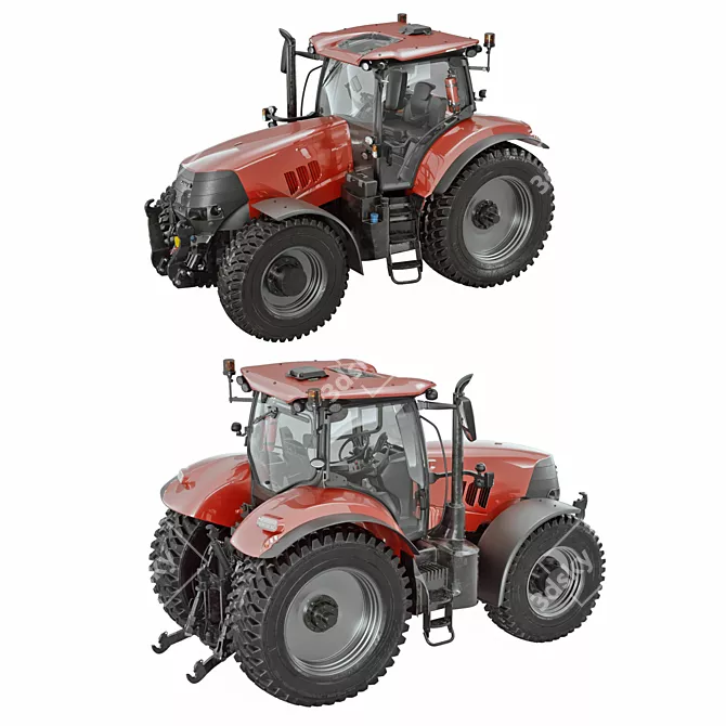 CASE 3 Puma Tractor Model 3D model image 2