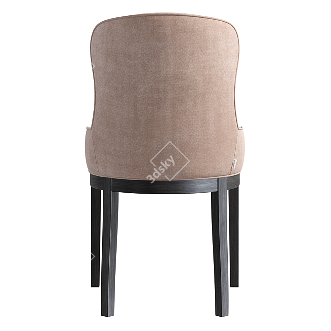 Luxury Flames Chair 3D Model 3D model image 4