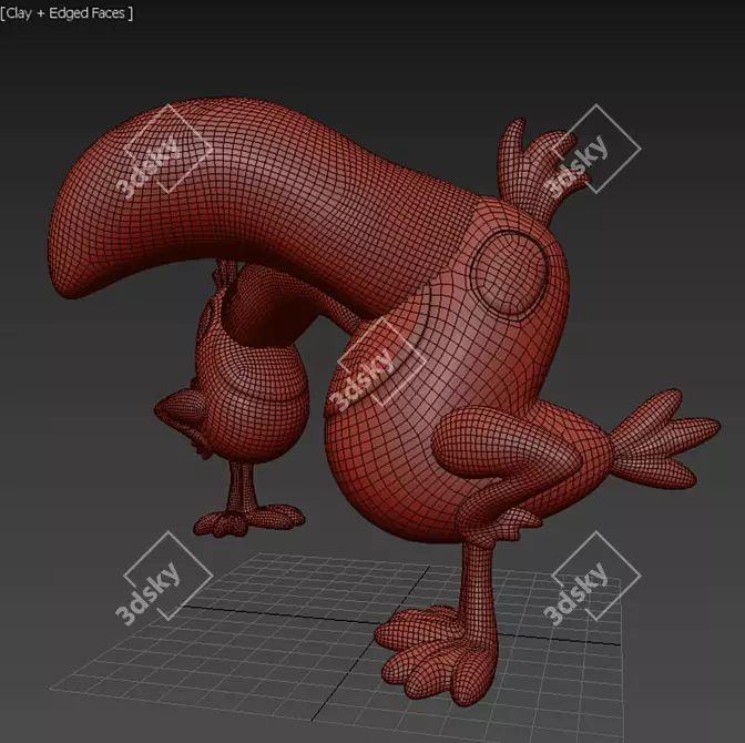 Classic Style Kellogg's TOUCAN SAM 3D model image 1