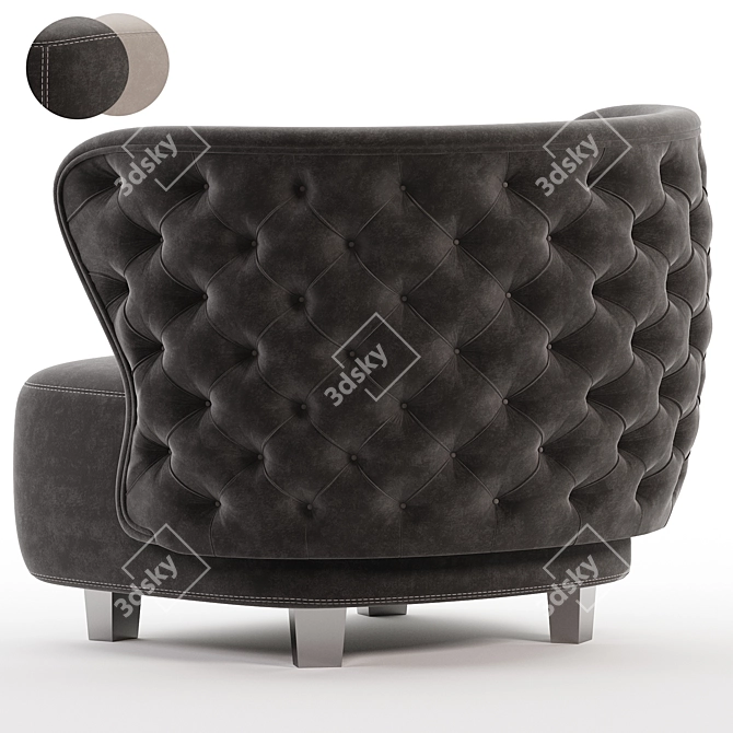 Elegant Heritage Armchair Collection.readdir 3D model image 5