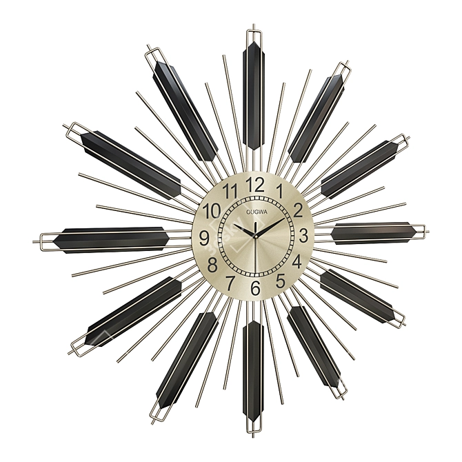 Modern Wall Clock Decor ImperiumLoft 3D model image 1