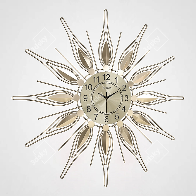 Modern Wall Clock Decor IMPERIUMLOFT-KKK00381 3D model image 2