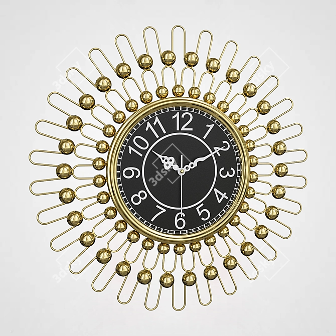 ImperiumLoft Designer Wall Clock 3D model image 2