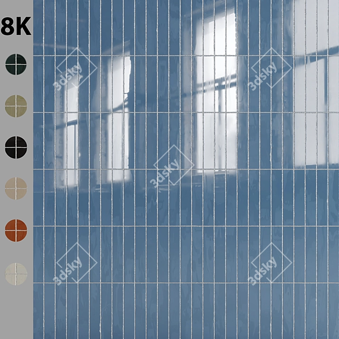 8k Resolution Corona Render Tile 3D model image 1