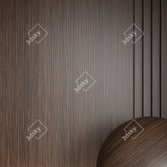 Seamless Wood Material 3D Models 3D model image 3