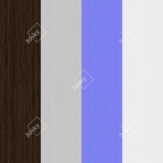 Seamless Wood Material 3D Models 3D model image 6