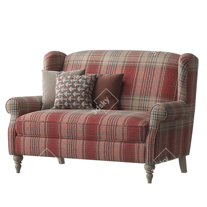 Modern Next Sherlock Small Sofa 3D model image 2