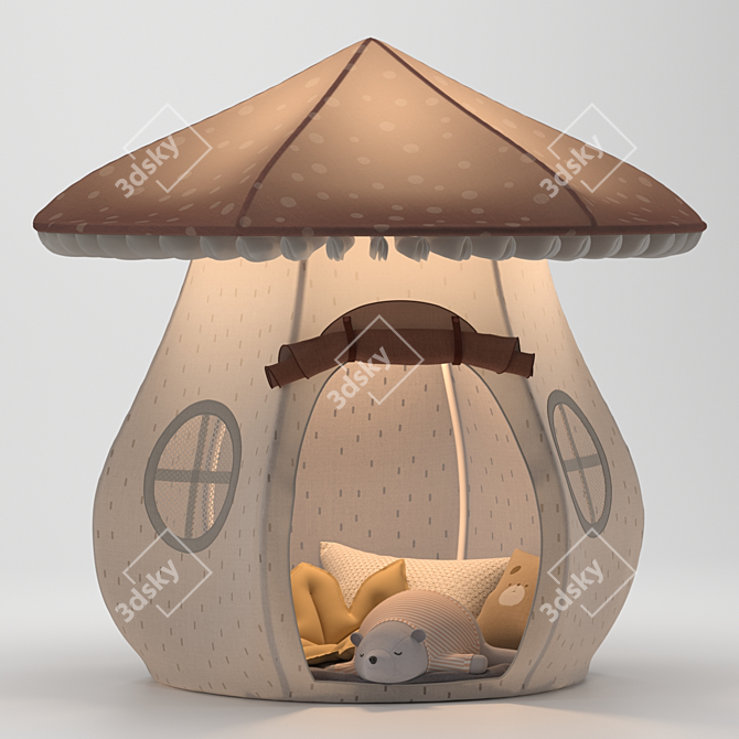 Magical Mushroom Play Tent 3D model image 3