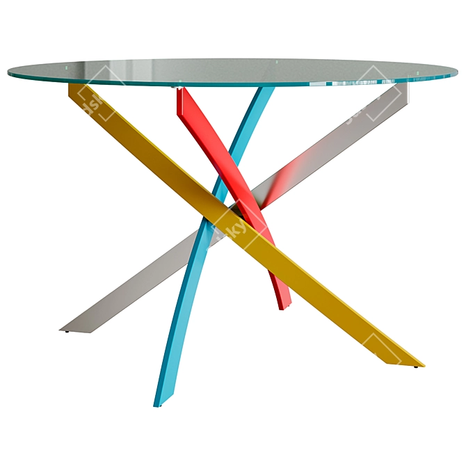 Modern Dining Table Fancy 3D model image 1