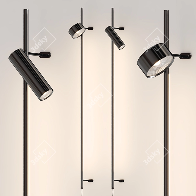 Modern City Collection Design Lamps 3D model image 2