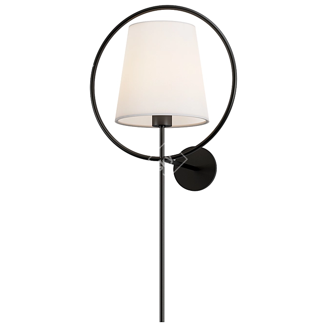 Chic Sunlight Wall Sconce 3D model image 1