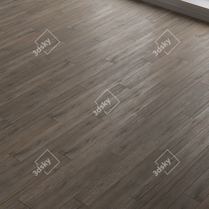 Parquet Flooring Material Bundle 3D model image 1