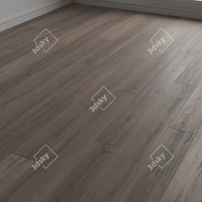 Laminate Parquet Wood Flooring Kit 3D model image 2