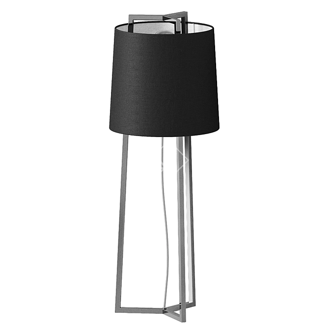 Modern Industrial Urban Table Lamp 3D model image 3