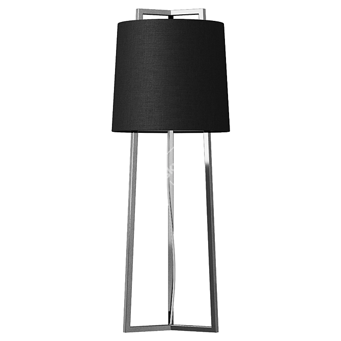 Modern Industrial Urban Table Lamp 3D model image 6