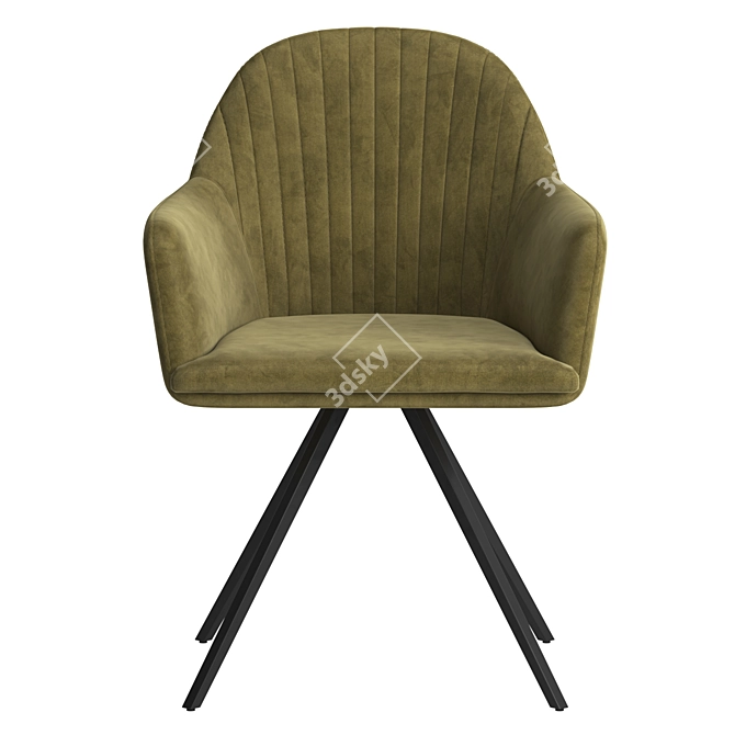 Modern Dylan Task Chair: Corona 3D model image 2