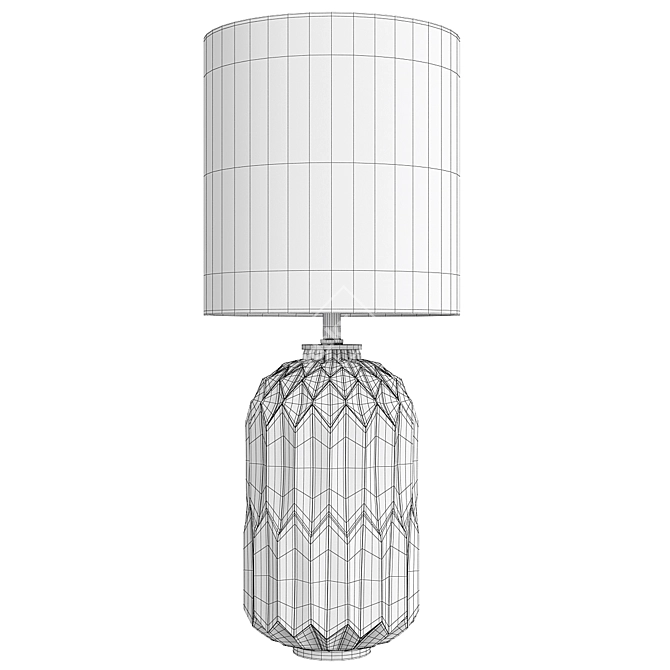 Elegant Ivy Table Lamp 3D model image 2