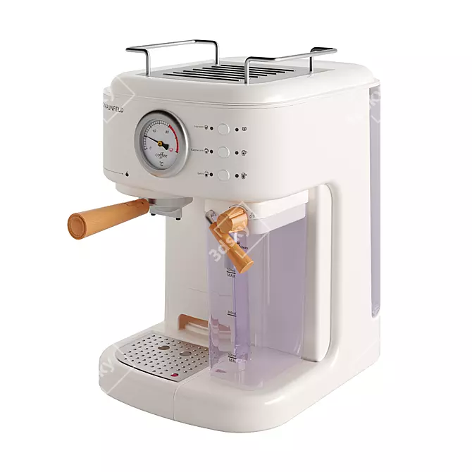 Modern Espresso Machine MAUNFELD_MF-737BG_PRO 3D model image 1